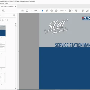 LML Star / Stella Automatic 125 Service Station Manual & Repair Guide PDF