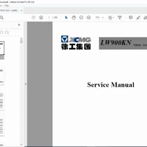 LW900KN Wheel Loader Service Manual PDF