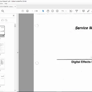 Lexicon 480L Digital Effects System Service Manual – Repair & Calibration Guide