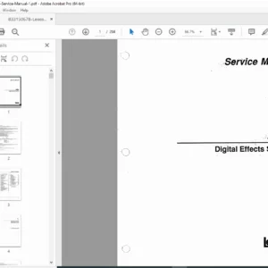 Lexicon 480L Digital Effects System — Service Manual PDF (LARC + PSU Tests)