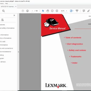 Lexmark E450dn Laser Printer Service Manual Complete Repair Guide PDF