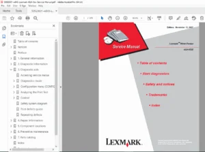Lexmark W840 (4024-XXX) Service Manual & Parts Catalog - PDF