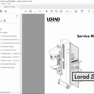 Lorad Elite Mammography System Service Manual Rev 11 (9-500-0203) PDF