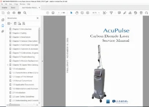 Lumenis AcuPulse CO₂ Laser Service, Calibration & Repair Manual PDF