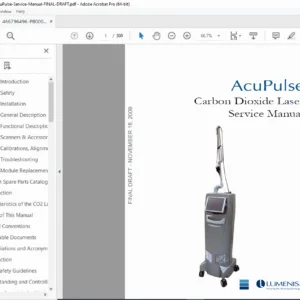 Lumenis AcuPulse CO₂ Laser Service, Calibration & Repair Manual PDF