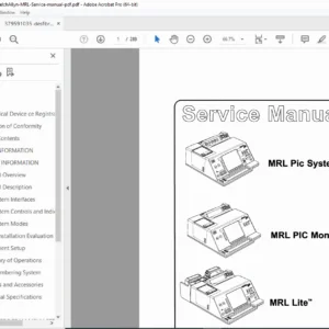 MRL PIC Portable Intensive Care System – Service Manual PDF