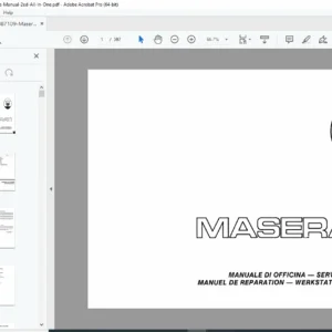 Maserati Biturbo Workshop Manual 2nd Ed. Technical Data (All-In-One) PDF