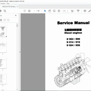 Mercedes-Benz OM904 OM926 Diesel Engine Service Manual - PDF