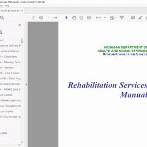 Michigan Rehabilitation Services (MRS) Policy & Procedures Manual (2019 Edition) PDF