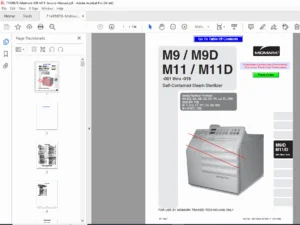Midmark M9 & M11 UltraClave Service Manual (-001 thru -019) PDF