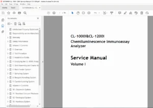 Mindray CL-1000i / CL-1200i Service Manual V5.0 PDF DOWNLOAD