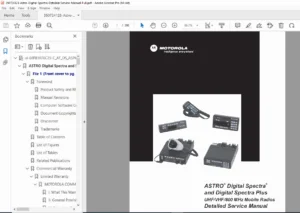 Motorola ASTRO Digital Spectra & Plus Service Manual – Official PDF