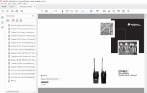 Motorola EP450 Portable Two-Way Radio Service Manual PDF