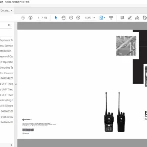 Motorola EP450 Portable Two-Way Radio Service Manual PDF
