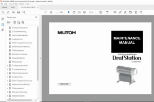 Mutoh RJ-900X & RJ-901X Service & Maintenance Manual PDF