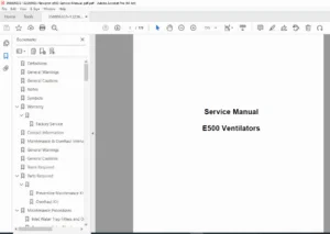 Newport E500 Service Manual - Complete Ventilator Repair & Calibration Guide PDF