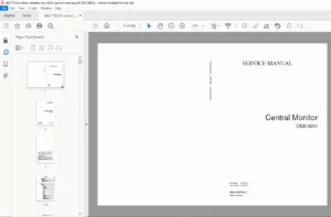 Nihon Kohden CNS-6201 Service Manual Central Monitor Repair Guide PDF Download