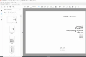 Nihon Kohden MEB-9400 EMG/EP System Service Manual PDF  Download