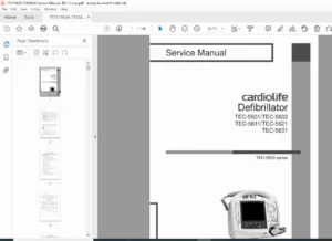 Nihon Kohden TEC-5600 Series Defibrillator Service Manual PDF