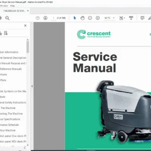 Nilfisk SC500 Scrubber Dryer Service Manual (Disc & REV Deck) PDF