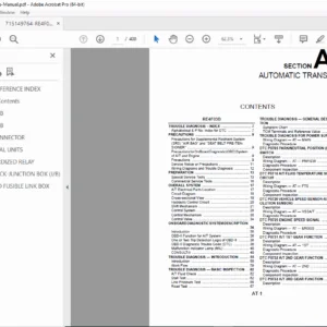 Nissan RE4F03B Automatic Transmission Service Manual – PDF