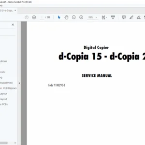 Olivetti d-Copia 15 & 20 Service Manual PDF DOWNLOAD