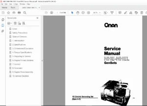 Onan NHE Service Manual 940-0502 - Generator Set Repair & Maintenance Guide PDF