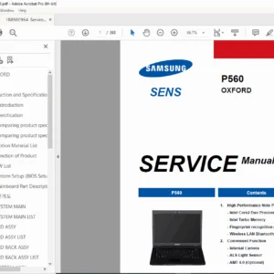 Oxford P560 Laptop Service Manual PDF – DOWNLOAD