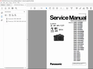 Panasonic Lumix DMC-G80 G81 G85 Service Manual Repair Guide PDF