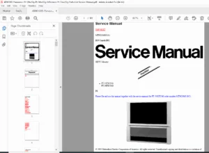 Panasonic PT-53TW53G PT-56TW53G Service Manual PDF