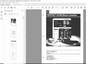 Physio-Control LIFEPAK 9 Defibrillator Service Manual (PDF)