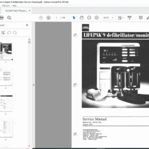 Physio-Control LIFEPAK 9 Defibrillator Service Manual (PDF)