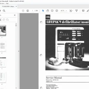 Physio-Control Lifepak 9 Service Manual - PDF DOWNLOAD