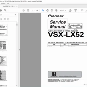 Pioneer VSX-LX52 Service Manual PDF DOWNLOAD