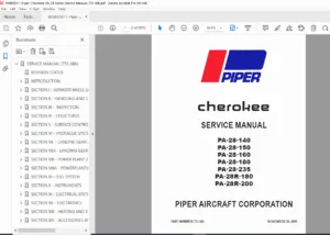 Piper Cherokee PA-28 Series Service Manual PDF