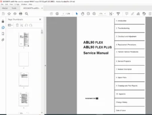Radiometer ABL90 FLEX / FLEX PLUS Service Manual PDF (2015 Issue)