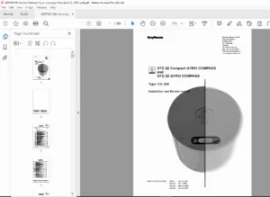 Raytheon Anschütz STD 22 Gyrocompass Installation Service Manual PDF