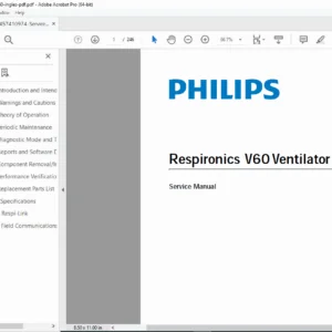 Respironics V60 Ventilator Service Manual PDF  DOWNLOAD