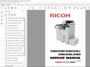 Ricoh IM C3000, C3500, C4500, C6000 Service Manual PDF