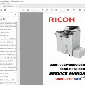 Ricoh IM C3000, C3500, C4500, C6000 Service Manual PDF