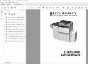 Ricoh MP 6002/7502/9002 Service Manual PDF