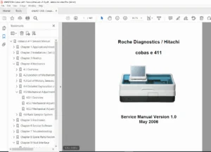 Roche Cobas e411 Analyzer Service Manual PDF