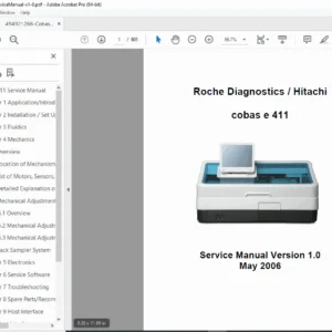 Roche Cobas e411 Analyzer Service Manual PDF