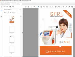 SFRI HEMIX 3-30 Hematology Analyzer Service Manual & Repair Guide PDF