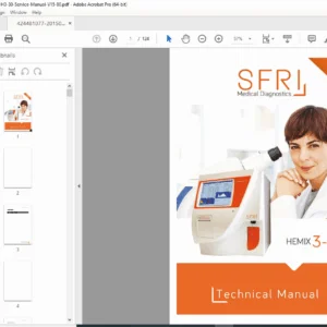SFRI HEMIX 3-30 Hematology Analyzer Service Manual & Repair Guide PDF