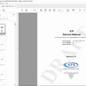 STS ICP Service Manual V2.0 for CPX VPX MPX LPX - PDF DOWNLOAD