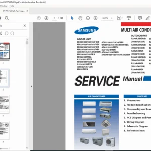 Samsung AJ052FCJ3EH Multi Air Conditioner Service Manual  PDF