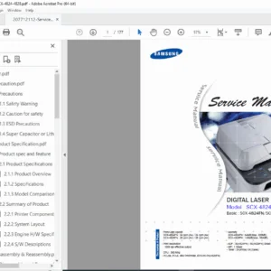 Samsung SCX-4824FN & SCX-4828FN Service Repair Manual PDF