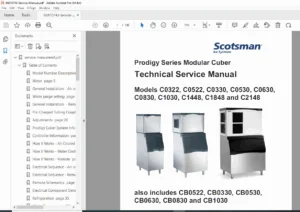 Scotsman Prodigy Ice Machine Service Manual - PDF