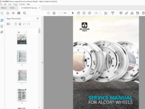 Service Manual for Alcoa Wheels (Edition 3, Jan 2022) – PDF